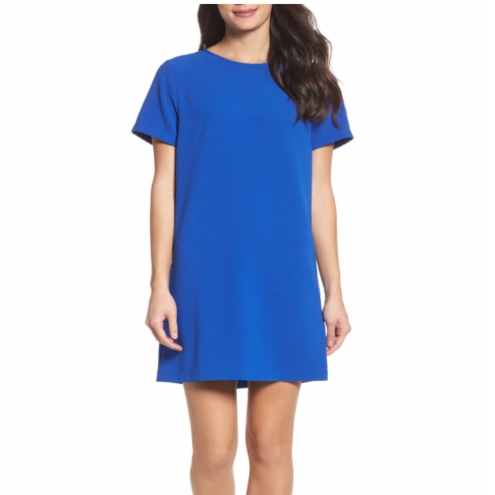 Felicity & Coco Devery Crepe Shift Dress